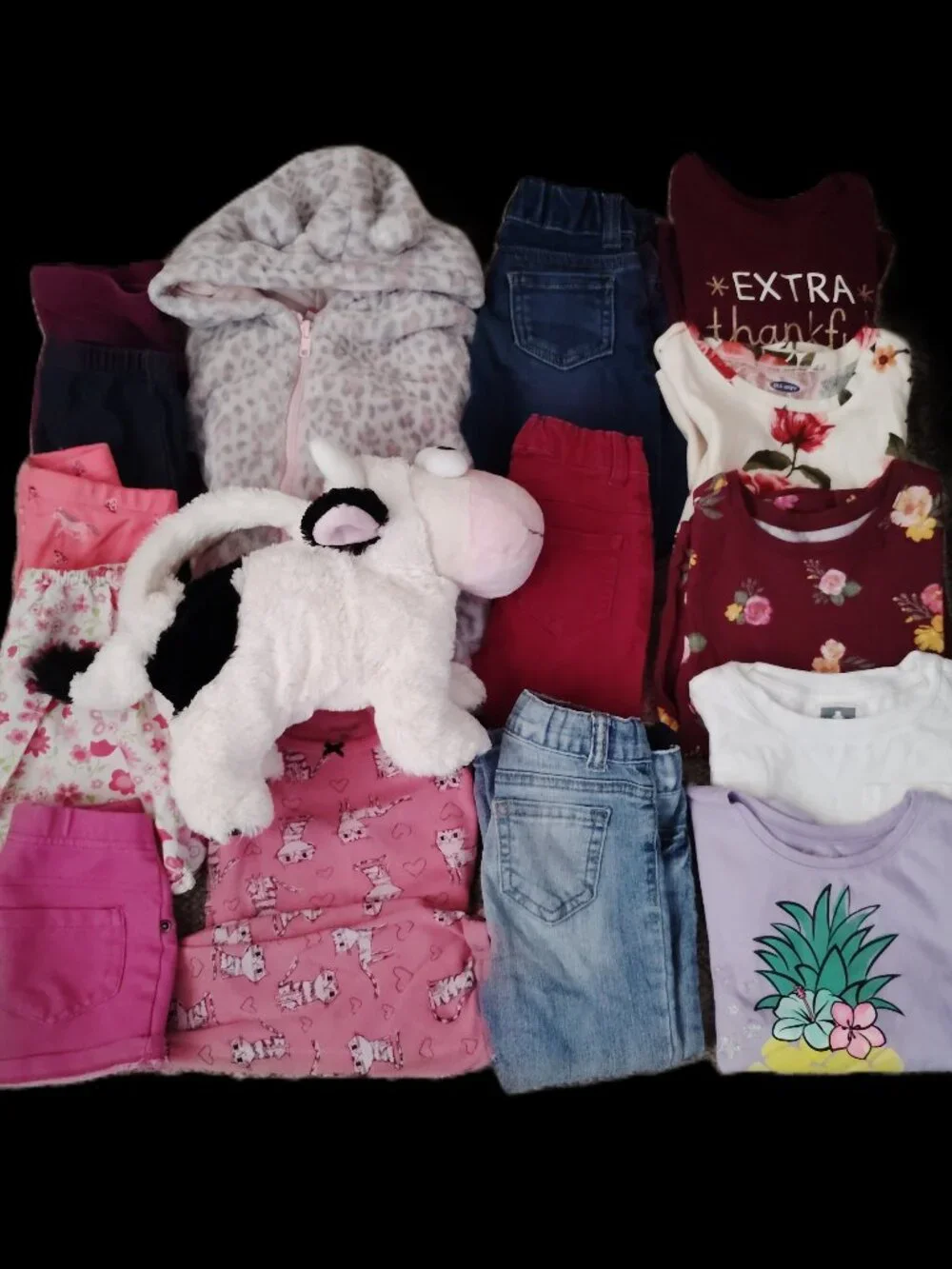 HUGE LOT CLOTHES TOPS JEANS LEGGINGS JACKET OLD NAVY GAP OUTFITS~GIRLS SIZE 3T